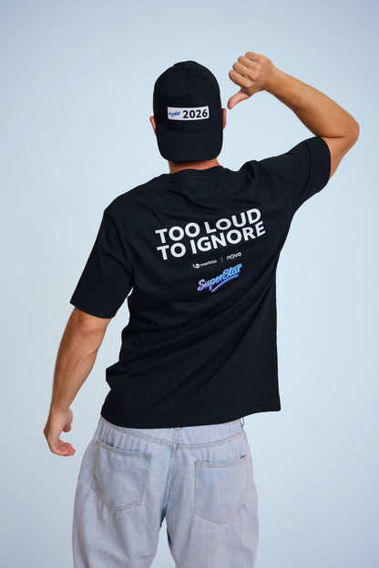 Tričko SuperStar - Too loud to ignore
